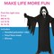 Ghost Face 25th Anniversary Child Costume Halloween Scream Hooded Robe Mask Gloves Large Size